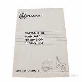 Variante manuale stazioni servizio Piaggio Vespa 5