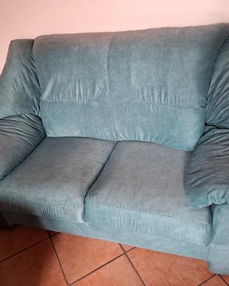 divano 2 posti e 3 posti similpelle scamosciata