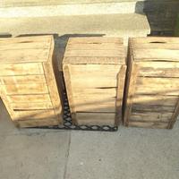 CASSETTE LEGNO USATE PER USI VARI