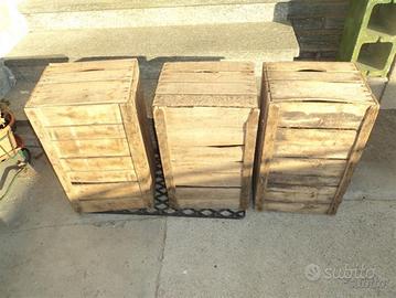 CASSETTE LEGNO USATE PER USI VARI