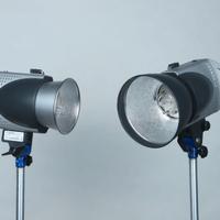 Coppia Flash torcia Hensel 250 con borsa