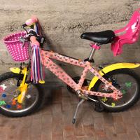 Bici bimba 16” custom e super accessoriata