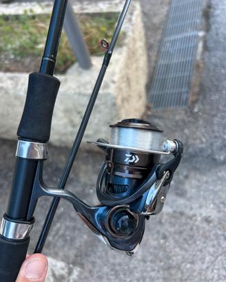 Combo Spinning Daiwa  Canna 2,10m e Mulinello 2005