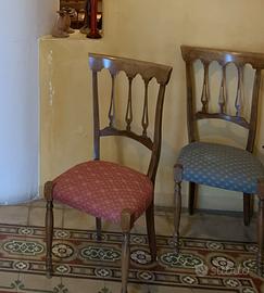 N.6 Sedie anni 50 ritappezzate 2005 Osborne Little