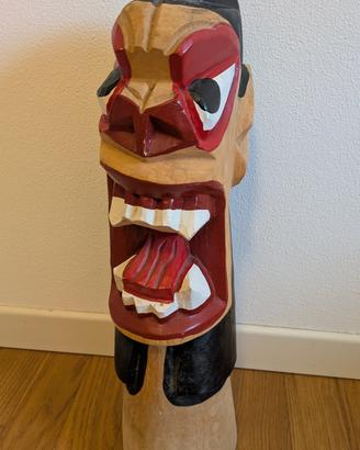 Carranca, scultura in legno, origine Brasiliana