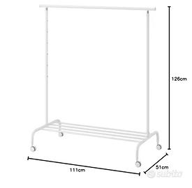 Rella stand appendiabiti ikea Rigga