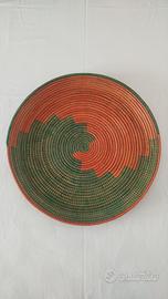 Cesto grande decorativo africano