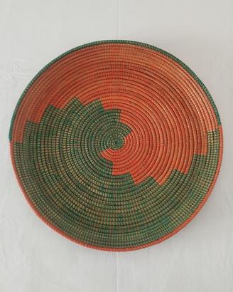 Cesto grande decorativo africano