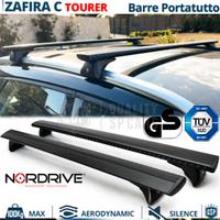 Barre Portatutto per Opel Zafira C Alluminio Nero