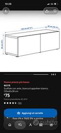 Modulo besta ikea come in foto