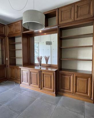 Zona giorno/studio Nuova Serenissima in ciliegio