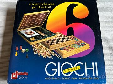 6 Giochi Riuniti, Didatto Giochi, Vintage anni '90