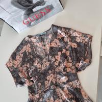 Top Guess in seta modello kimono