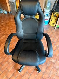 Sedia ufficio/Gaming Ergonomica comda e regolabile