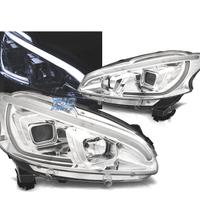 FARI PEUGEOT 208 12-15 TUBO LUCE LED CROMATO