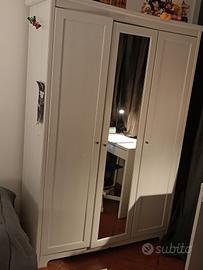 armadio 3 ante e cassettiera