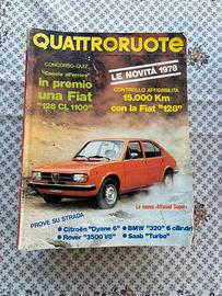 Quattroruote 1978 - Annata Completa (13 nr)