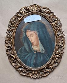 Antichi quadri ad olio con Madonna e Cristo