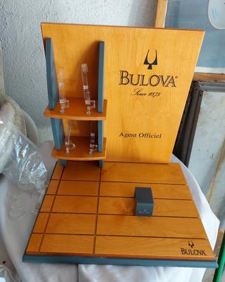 Espositore orologi Bulova Agent Officiel Vintage 