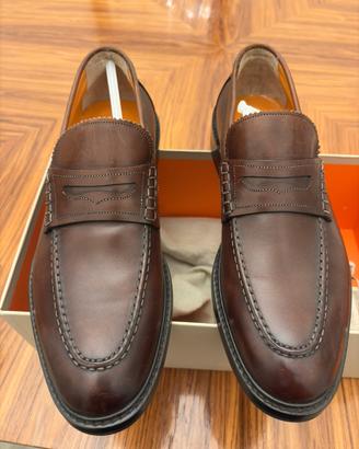 Mocassini santoni marroni