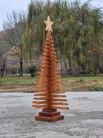 Albero di natale in legno di abete