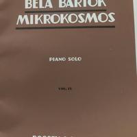 Libro pianoforte Mikrokosmos vol.4 Bela Bartok