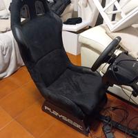 Simulatore di guida playseat+volante Logitech G920