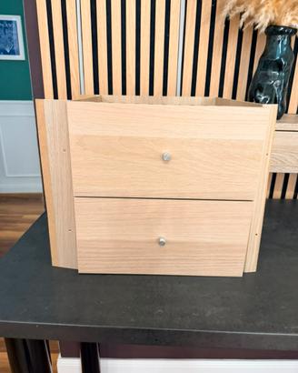 Kit 2 cassetti IKEA KALLAX effetto rovere