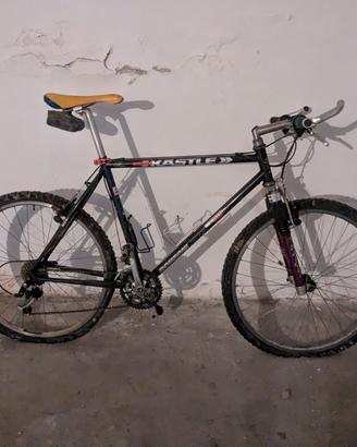 Bicicletta Kastle con ammortizzatori