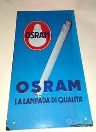 Targa pubblicitaria Osram