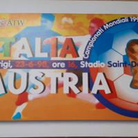 SCHEDA TELEFONICA  ATW  ITALIA AUSTRIA IN FOLDER