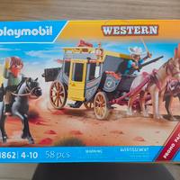 Playmobil diligenza cow boy