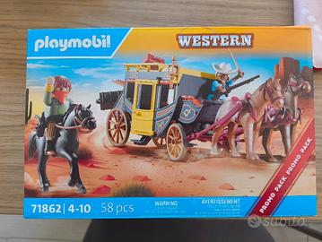 Playmobil diligenza cow boy