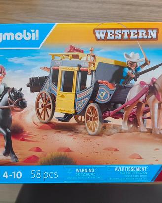 Playmobil diligenza cow boy