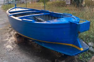 Gozzo legno + Fuoribordo Selva 6hp