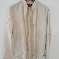 Camicia uomo beige