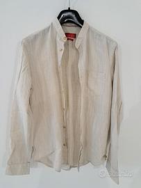 Camicia uomo beige