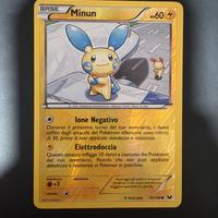 Minun reverse holo in italiano (carte pokemon)