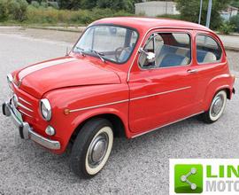 FIAT 600 D RESTAURATA, ISCRITTA ASI