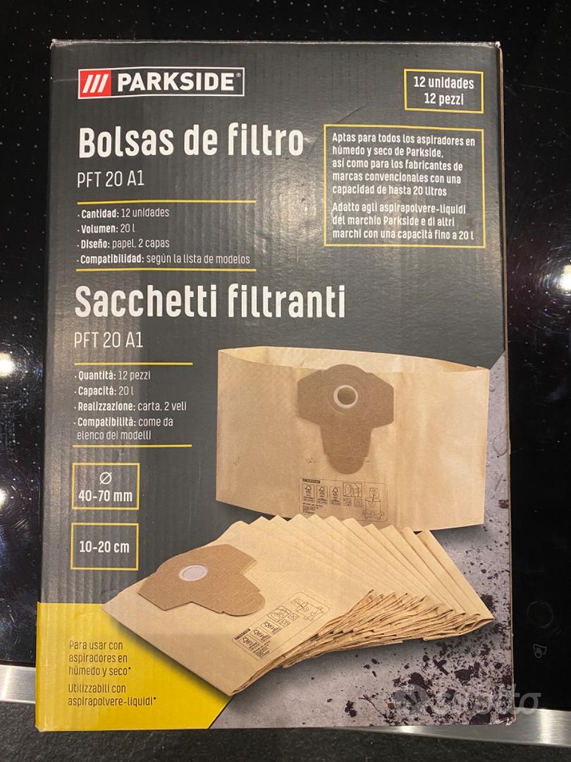 Sacchetto filtranti aspirapolvere PARKSIDE - Elettrodomestici In vendita a  Pavia