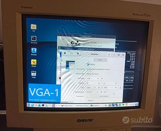 Monitor CRT Sony Trinitron Multiscan 15sx Vintage