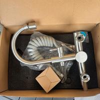 Rubinetto cucina acciaio inox