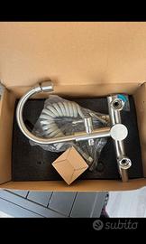 Rubinetto cucina acciaio inox