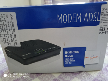 Modem ADSL Technicolour TG582n nuovo