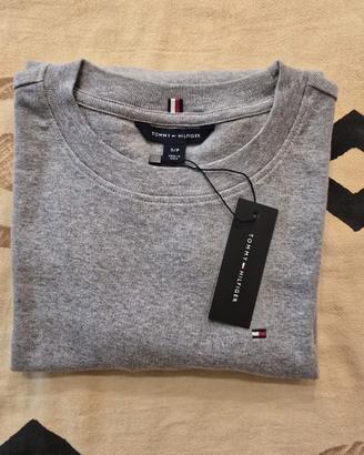 Maglietta Tommy Hilfiger grigia nuova TG S donna