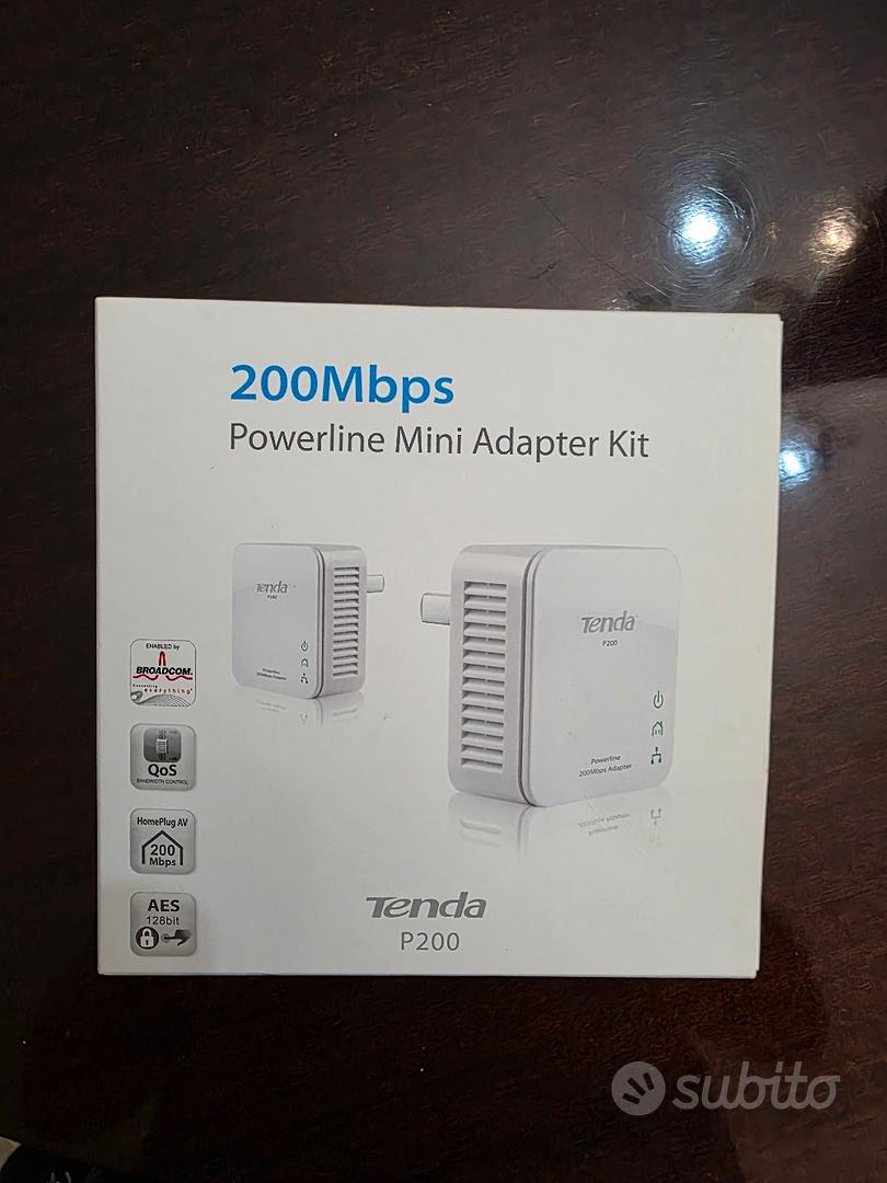 POWERLINE MINI ADAPTER KIT P200 TENDA - Informatica In vendita a Bari