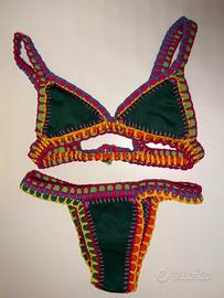 Luxsea bikini donna S crochet uncinetto mareestate