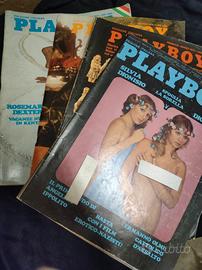 4 RIVISTE PLAYBOY ITALIA VINTAGE ANNI 70