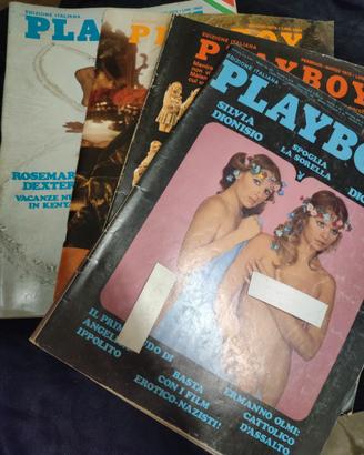 4 RIVISTE PLAYBOY ITALIA VINTAGE ANNI 70