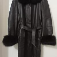 cappotto donna pelle 